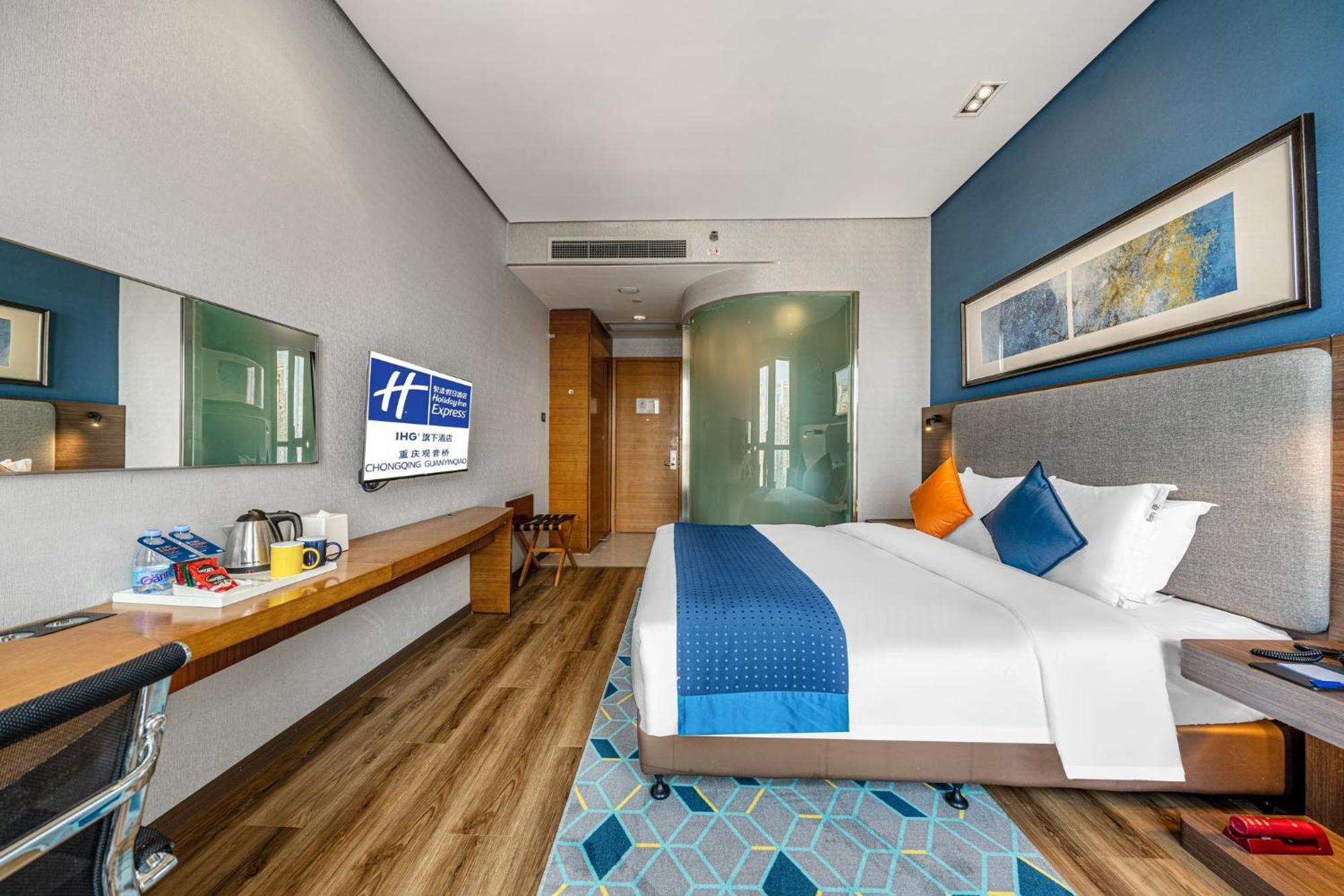 Holiday Inn Express Chongqing Guanyinqiao By Ihg Dış mekan fotoğraf